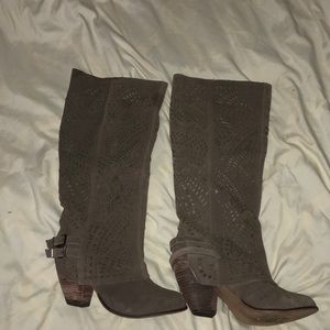 Naughty Monkey Genuine Leather Boots. Size 9.5